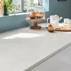 Plan de travail compact 1 face blanc / 1 face aspect pierre GoodHome Nepeta L.300 x l.62 x Ép.1,2 cm
