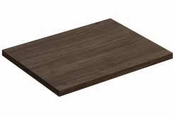 Plan de travail pour meuble de salle de bain TERRA VILLA coloris noyer foncé 60 cm