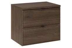 Plan de travail pour meuble de salle de bain TERRA VILLA coloris noyer foncé 60 cm