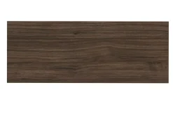 Plan de travail pour meuble de salle de bain TERRA VILLA coloris noyer foncé 120 cm
