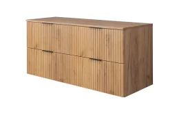 Plan de travail pour meuble de salle de bain VENA FLOW chêne Craft 120 cm
