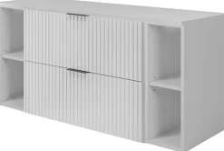 Plan de travail pour meuble de salle de bain VENA FLOW blanc mat 120 cm