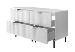 Plan de travail pour meuble de salle de bain VENA FLOW blanc mat 120 cm