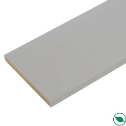 Plan de travail stratifié aluminium 2770 x 640 EP 28 mm - Livraison comprise