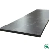 Plan de travail stratifié HPL ardoise 3000 x 650 x 38 mm