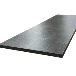 Plan de travail stratifié HPL ardoise 3000 x 650 x 38 mm