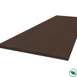 Plan de travail stratifié HPL chêne brun 3000 x 650 x 38 mm