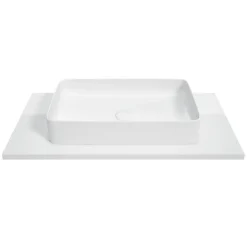 Plan Naturel Stilla 60x2,5x46 cm blanc (STILLAF06007B)