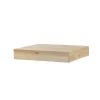 Plan salle de bain suspendu 60 cm Chêne naturel - Monica