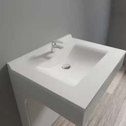 Plan simple vasque en résine de synthèse RESIPLAN - 70 cm