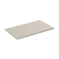 Plan vasque BELLA 80 cm Coloris marron congo Finition mate pour meuble suspendu