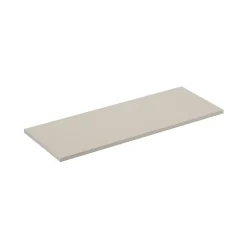 Plan vasque BELLA 120 cm Coloris marron congo Finition mate pour meuble suspendu