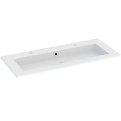 Plan vasque blanc en céramique l.120 cm, Calao