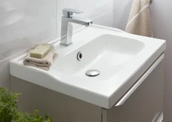 Plan vasque blanc GoodHome Lana 60 cm