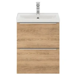 Plan vasque faible profondeur blanc GoodHome Nira 50 cm
