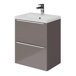Plan vasque faible profondeur blanc GoodHome Nira 50 cm