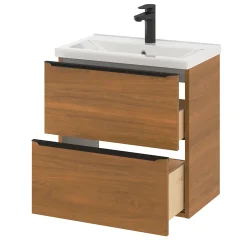 Plan vasque faible profondeur blanc GoodHome Nira 60 cm