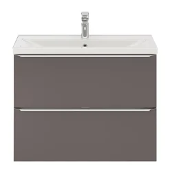 Plan vasque faible profondeur blanc GoodHome Nira 80 cm