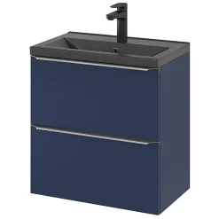 Plan vasque faible profondeur noir GoodHome Nira 60 cm