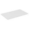 Plan vasque ICON 80 cm Finition blanc alpin mat Accessoire meuble sous vasque moderne