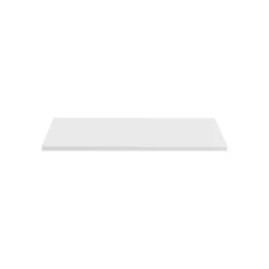 Plan vasque ICON 80 cm Finition blanc alpin mat Accessoire meuble sous vasque moderne