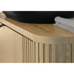 Plan vasque KORI 80 cm chene clair Accessoire pour meuble sous vasque
