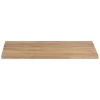 Plan vasque NALYA 80 cm Chene clair Plateau bois pour meuble sous vasque suspendu