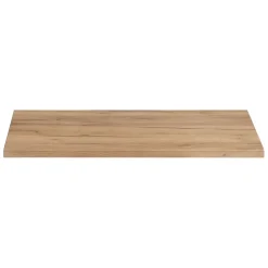 Plan vasque NALYA 80 cm Chene clair Plateau bois pour meuble sous vasque suspendu