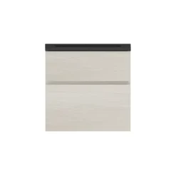Plan vasque noir en résine faible profondeur l.60 cm, Calao