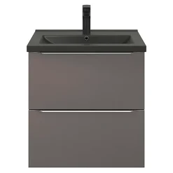 Plan vasque noir GoodHome Nira 60 cm