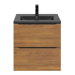Plan vasque noir GoodHome Nira 60 cm