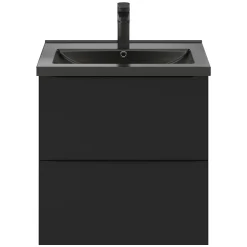 Plan vasque noir GoodHome Nira 60 cm