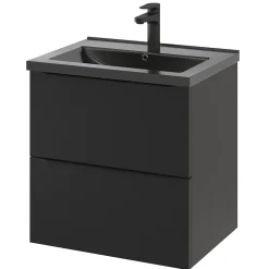 Plan vasque noir GoodHome Nira 60 cm