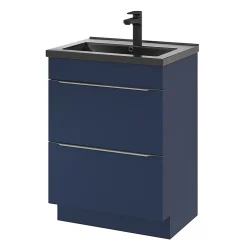 Plan vasque noir GoodHome Nira 60 cm
