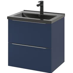 Plan vasque noir GoodHome Nira 60 cm