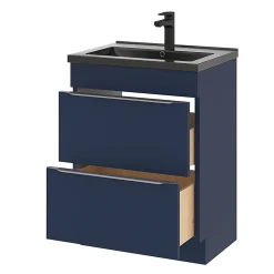 Plan vasque noir GoodHome Nira 60 cm