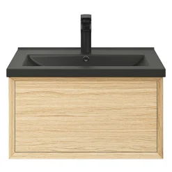 Plan vasque noir GoodHome Nira 60 cm
