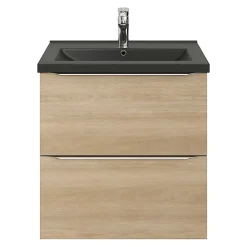 Plan vasque noir GoodHome Nira 60 cm