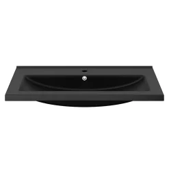 Plan vasque noir GoodHome Nira 80 cm