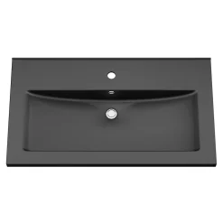 Plan vasque noir GoodHome Nira 80 cm