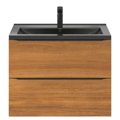 Plan vasque noir GoodHome Nira 80 cm