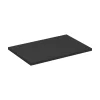 Plan vasque noir SAVIA 80 cm Plateau de 80 cm pour meuble sous vasque