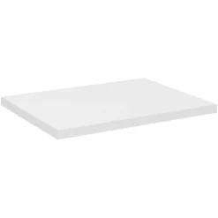 Plan vasque VANO Blanc alpin L50 x P40 x H2 cm Elégance compacte à poser