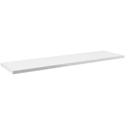 Plan vasque VANO Blanc alpin L140 x P40 x H2 cm À poser sur meuble salle de bain