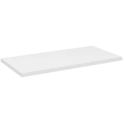 Plan vasque VANO Blanc alpin L80 x P40 x H2 cm Elégance à poser en MDF mat