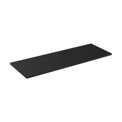 Plan vasque VANTA 160 cm noir Plateau grande longueur pour meuble sous vasque