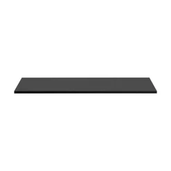 Plan vasque VANTA 140 cm noir Plateau grande largeur pour meuble sous vasque