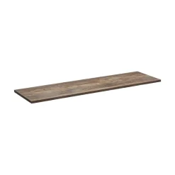 Plan vasque VANTA chene foncé 120 cm Tablette de salle de bain