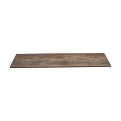Plan vasque VANTA chene foncé 180 cm Large tablette de salle de bain