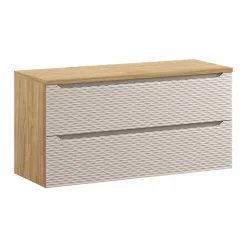 Plan vasque YOKA Finition chene clair, 160 cm